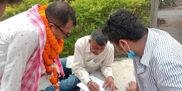 काग्रेंस सभापती इनरुवा नगर प्रमुखको उम्मेदबार