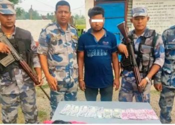 नक्कली नोटसहित एक भारतीय नागरिक पक्राउ