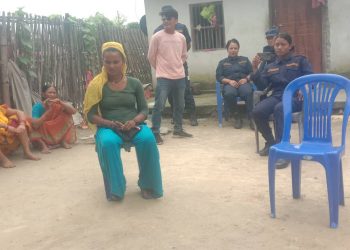 घरेलु हिसाँ पीडितलाई अधिकारकर्मी र प्रहरीको सहयोगमा पुनस्थापना