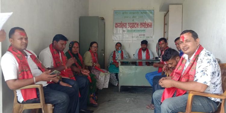 सहकारीको कार्यालय उद्घाटन