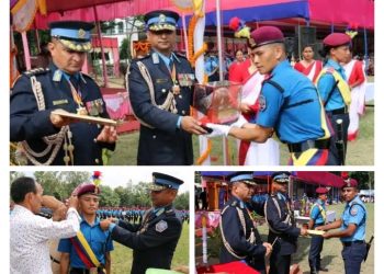 प्रहरी जवान आधारभुत तालिम १३९ औ समुहको दिक्षान्त समारोह सम्पन्न