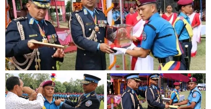 प्रहरी जवान आधारभुत तालिम १३९ औ समुहको दिक्षान्त समारोह सम्पन्न