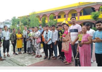 विराटनगरको ‘शान्ति युवा क्लव’ को १० हप्ते वृक्षारोपण अभियान