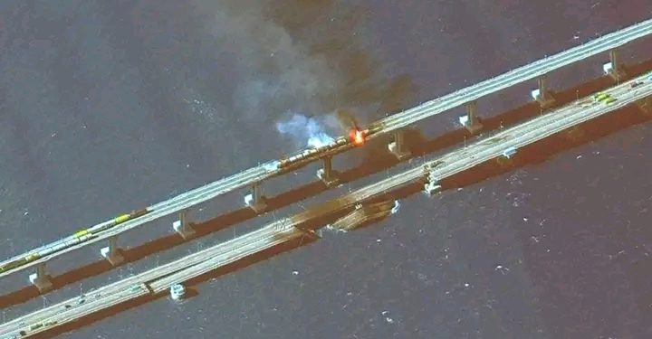 विस्फोटपछि क्रिमिया पुलमा रुसले बढायो सुरक्षा