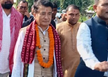 सञ्चार मन्त्री कार्कीद्धारा प्रतिनिधिसभाको लागि मनोनयन दर्ता 