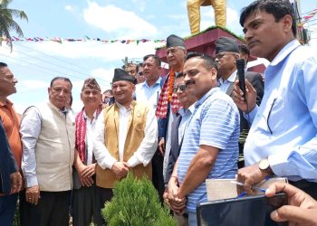 देउवाद्धारा बबियामा महामानव बीपी कोइरालाको पूर्णकदको सालिक अनावरण 