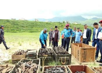 नष्ट गर्‍यो झन्डै ९ हजार हातहतियार नेपाल प्रहरी