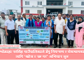 डेंगु नियन्त्रण र रोकथामका लागि ‘खोज र नष्ट गर’ अभियान सुरु