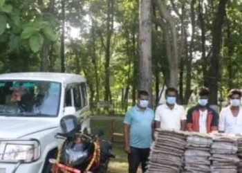 सुनसरीमा गाँजा र मोटरसाइकलसहित ६ जनालाई सशस्त्र प्रहरीले नियन्त्रणमा