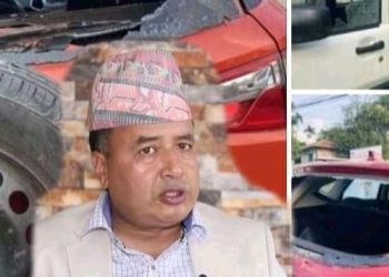 कालोमोसो दलेको बदलामा गाडी तोडफोड