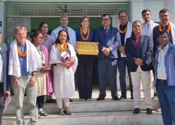 स्विजरल्याण्डको सांसद तथा हेल्भेटासका अध्यक्ष रिजद्धारा सुनसरीमा सामीको कार्यक्रम अनुगमन 