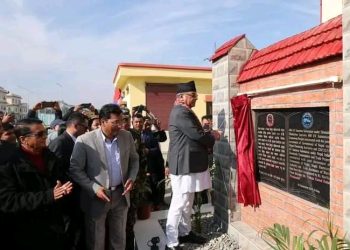 प्रधानमन्त्री प्रचण्डद्वारा इनरुवा सबस्टेसन समुद्घाटन