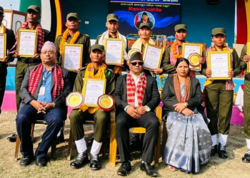 दुहबी नगर प्रहरीको प्रथम दिक्षान्त समारोह सम्पन्न 