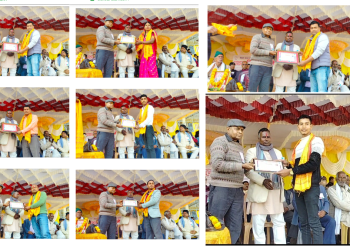 यादव सेवा समिति द्धारा ११ जना पत्रकारहरू सम्मानित