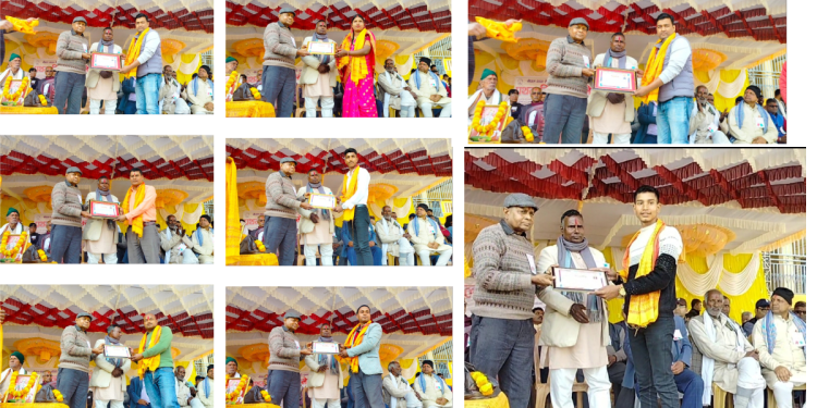 यादव सेवा समिति द्धारा ११ जना पत्रकारहरू सम्मानित