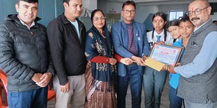 भोक्राहा नरसिंहमा अन्तरविद्यालय हाजिरीजवाफ प्रतियोगिता सम्पन्न, शारदा मावि प्रथम