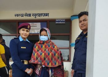 देवानगंजमा अवैध गाँजासहित, महिला नियन्त्रणमा