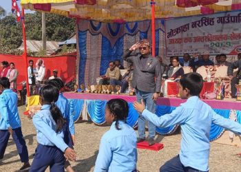 अध्यक्ष कप अन्तर विद्यालय खेलकुद प्रतियोगिता भोक्राहा नरसिंहमा सुरू