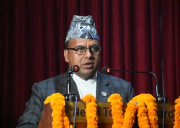 पर्यटक प्रहरीलाई स्रोत र साधन सम्पन्न बनाउँछौं : मन्त्री पाण्डे