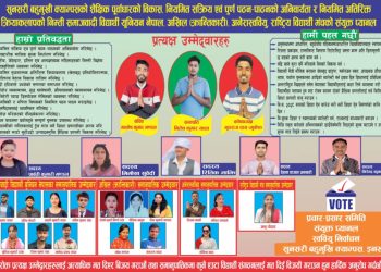 सुनसरी बहुमुखी क्याम्पसको शैक्षिक सुधारका लागि संयुक्त विद्यार्थी प्यानलको प्रतिबद्धता