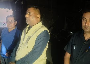 सेन्टर प्लाजामा आगलागी: कोशी प्रदेशका मन्त्री मण्डलले क्षतिको निरीक्षण गरी सहयोगको पहल